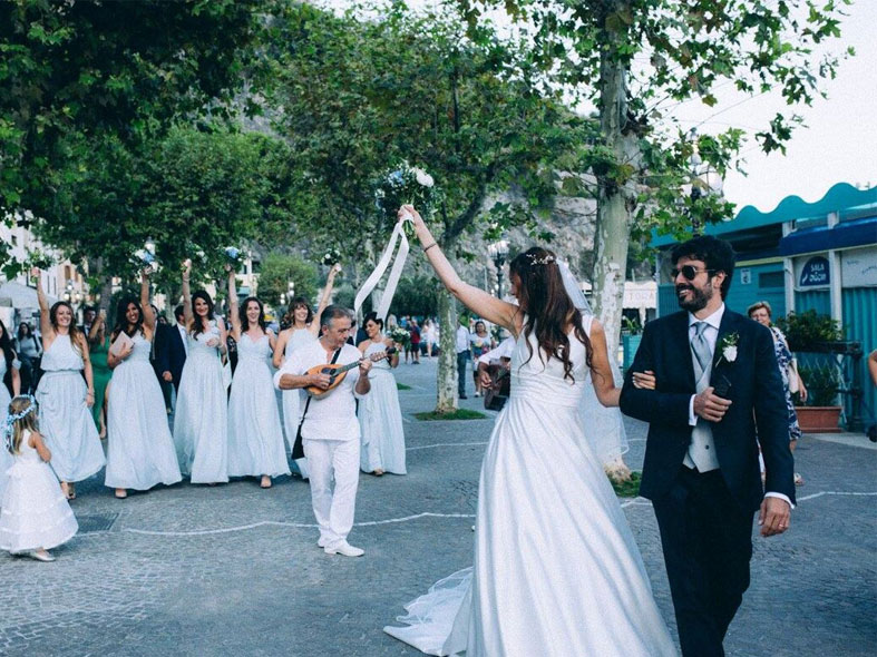 International wedding in Amalfi Coast at Torre Normanna